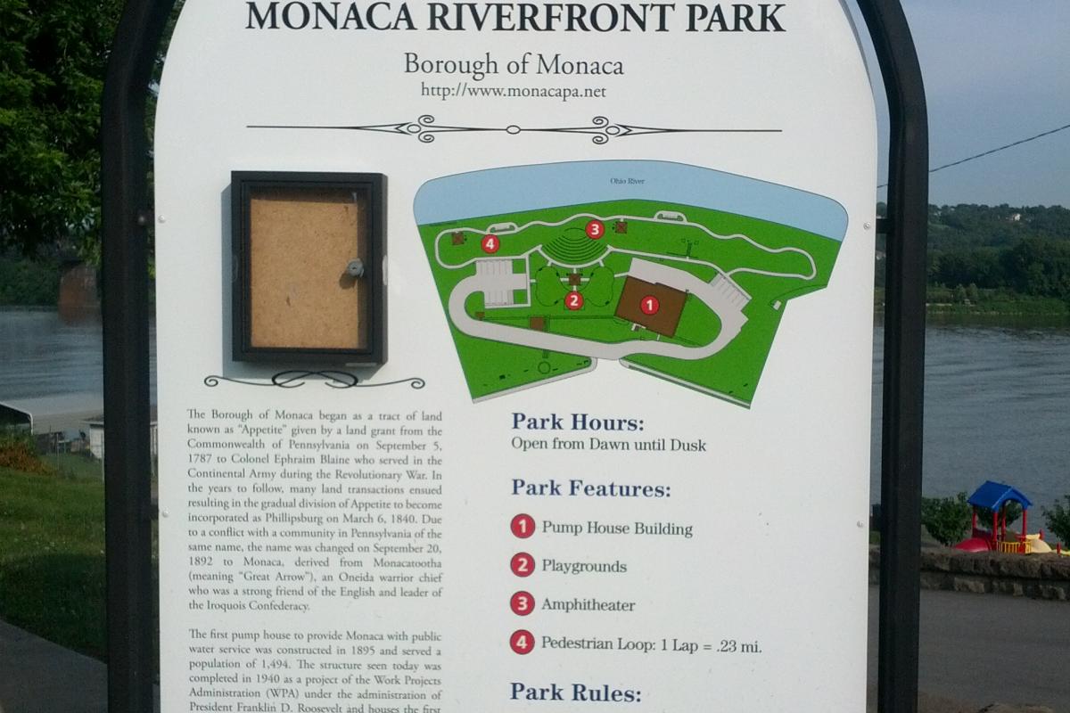 Monaca Riverfront Park (aka Pumphouse Park)