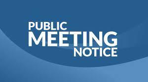 Public Meeting notice