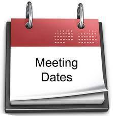 Meeting dates
